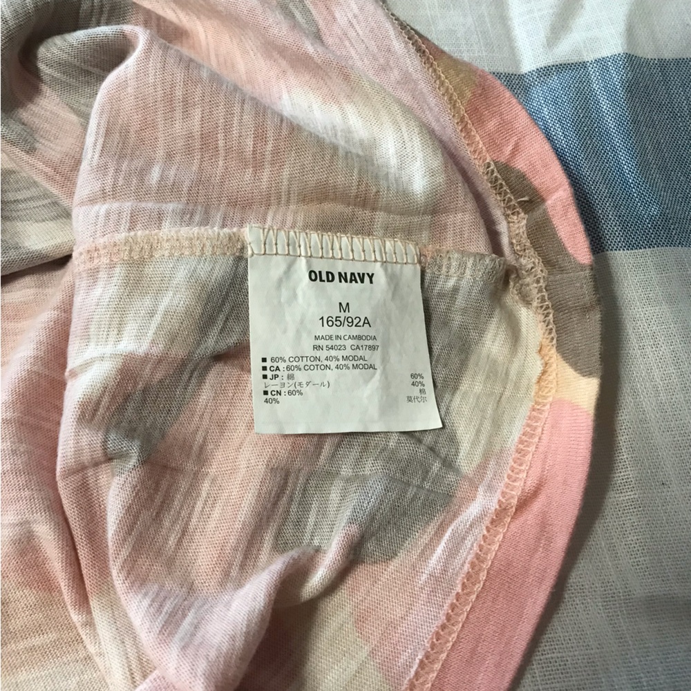 Old Navy Pink Camouflage T-Shirt - Picture 4 of 4